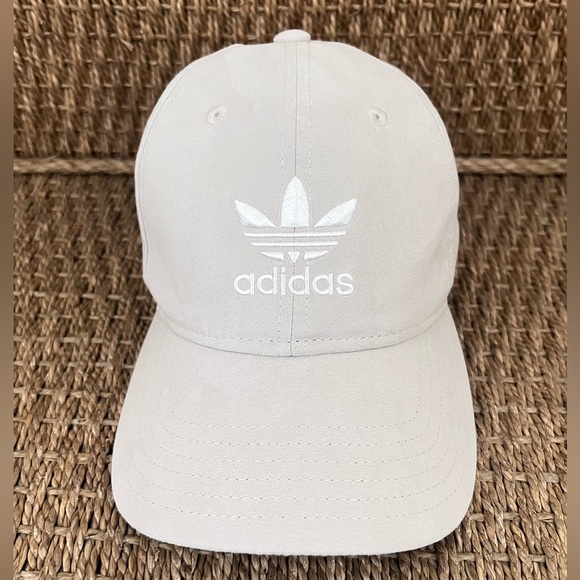 adidas Accessories - Adidas Cap Sueded Hat Beige